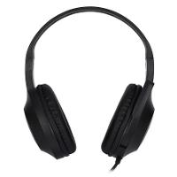 Headset Headphone com Fio P2 3.5mm com Microfone Integrado 40mm Controle de Volume - 2m - Preto - HP