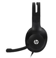 Headset Headphone com Fio P2 3.5mm com Microfone Integrado 40mm Controle de Volume - 2m - Preto - HP - 5