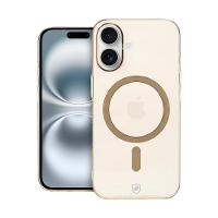 Capa case capinha para iPhone 16 - Crystal Slim Magsafe - NÃO AMARELA - Desert - Gshield - 1
