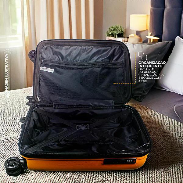 Kit Mala de Bordo para Viagem + Mochila Executiva Dual Shock - Gshield - 6