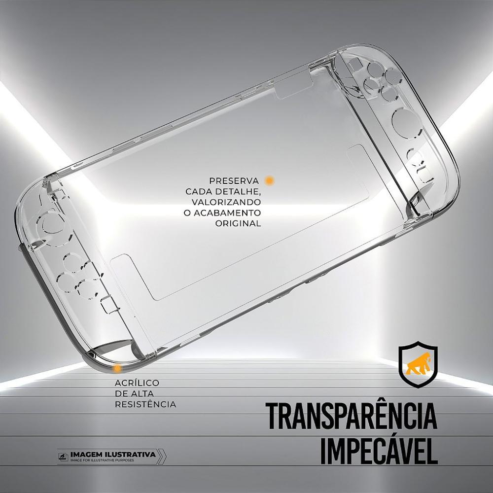 Capa case capinha para Nintendo Switch 2 - Crystal Slim - NÃO AMARELA - Gshield - 5