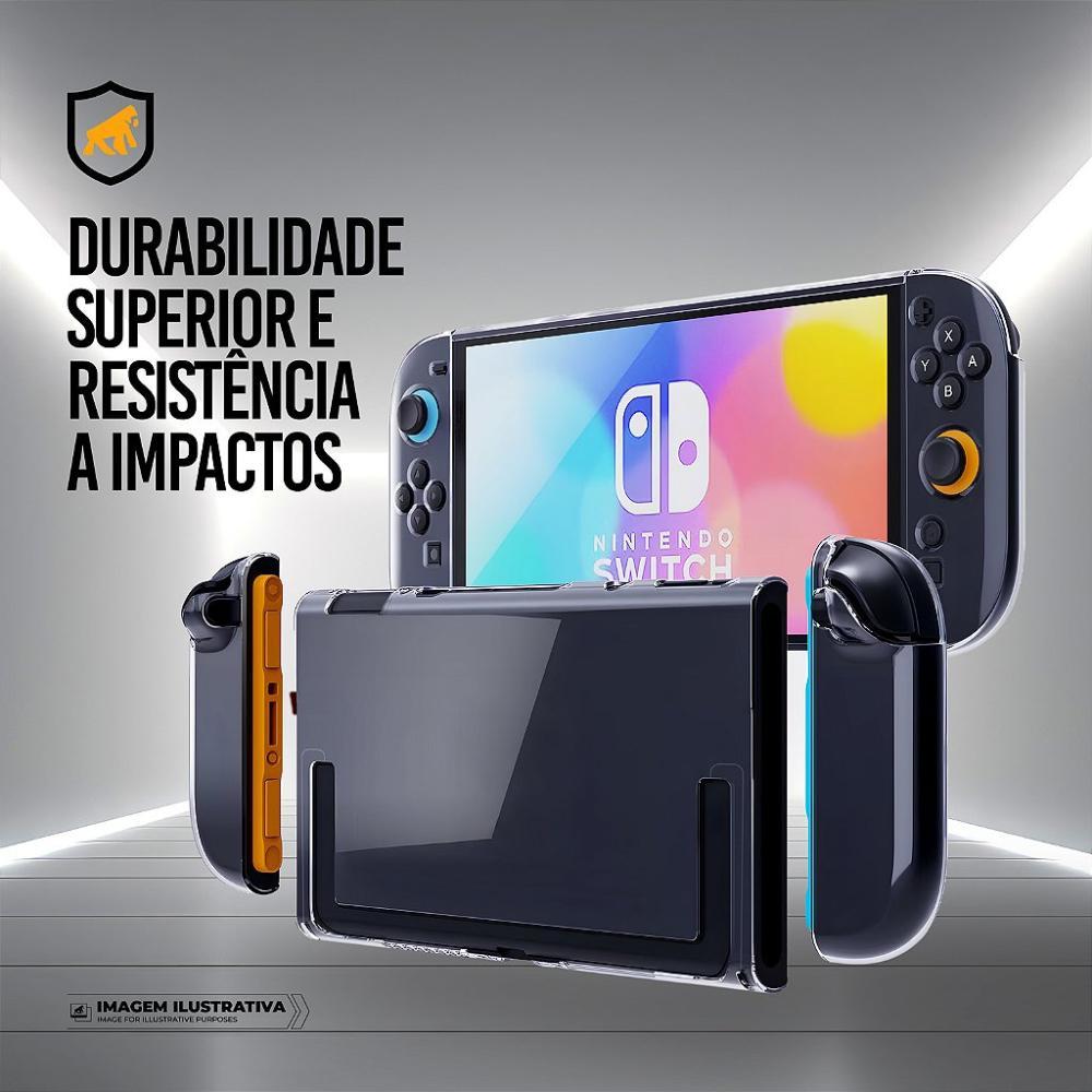 Capa case capinha para Nintendo Switch 2 - Crystal Slim - NÃO AMARELA - Gshield - 6