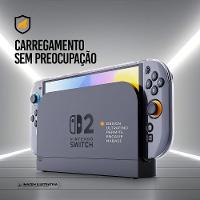Capa case capinha para Nintendo Switch 2 - Crystal Slim - NÃO AMARELA - Gshield - 3