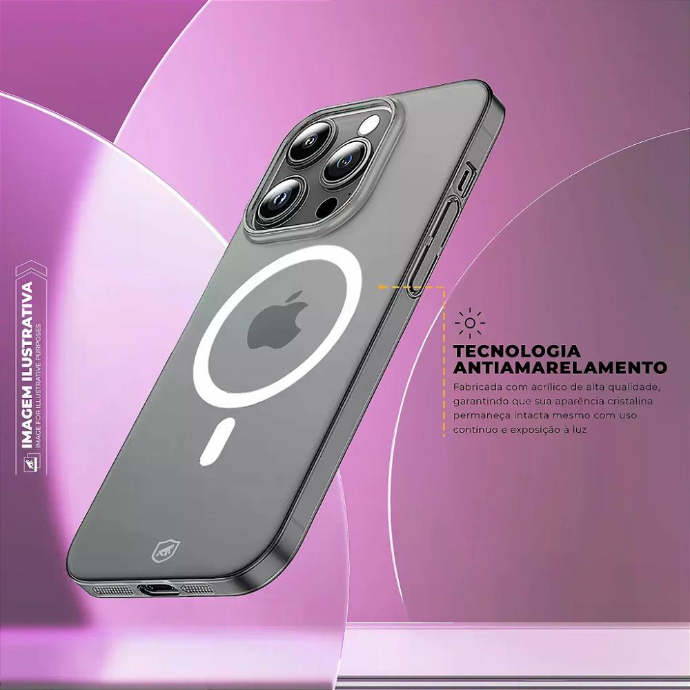 Capa para Samsung Galaxy S25 FE - Crystal Slim Magsafe - NÃO AMARELA - Transparente - Gshield - 2