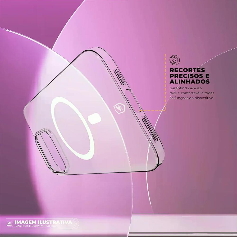Capa para Samsung Galaxy S25 FE - Crystal Slim Magsafe - NÃO AMARELA - Transparente - Gshield - 4