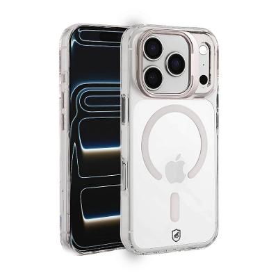 Capa case capinha para iPhone 17 Pro - MagSafe Crystal Armor Stand - NÃO AMARELA - Gshield