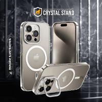 Capa para iPhone 17 Pro Max - MagSafe Crystal Armor Stand - NÃO AMARELA - Gshield - 6