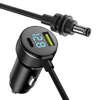 Carregador Veicular + Cabo de Força Starlink DC/TC 65W-100W - 3M - VERDE - 4