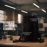 Mochila Tática 30L com Entrada USB-A, P2 e Capa case capinha de Chuva Integrada - Raptor - Gshield