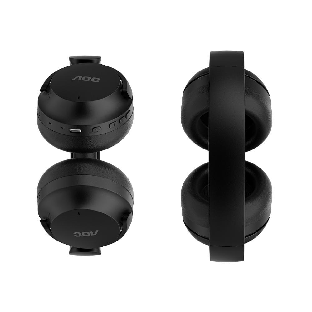 Headphone Bluetooth Wireless ANC - Preto - AOC - 4