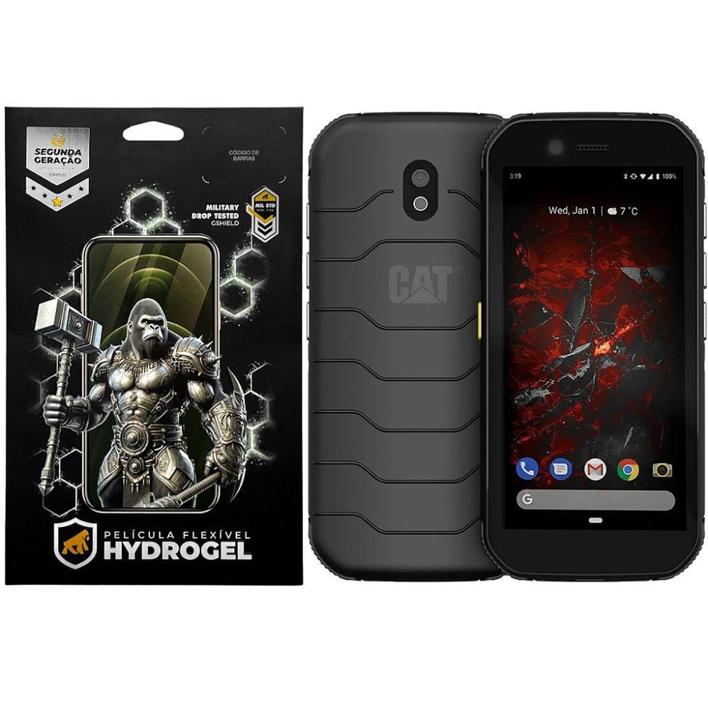 Kit Película Frontal + Traseira para Cat Caterpillar S42 - Proteção Completa - Gshield - 1