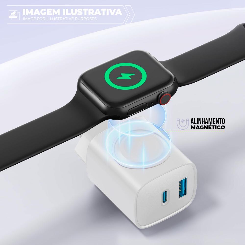 Carregador Turbo 2 em 1 Survivor - para Apple Watch- Gshield - 4