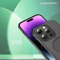 Capa case capinha para iPhone 16 - Crystal Slim Magsafe - NÃO AMARELA - Titanium - Gshield - 5