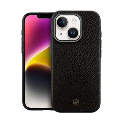 Capa case capinha para iPhone 14 - Magsafe TechCouro - Preta - Gshield