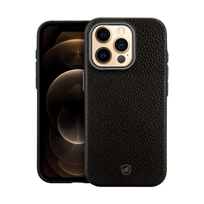 Capa case capinha para iPhone 12 Pro - Magsafe TechCouro - Preta - Gshield