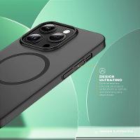 Capa case capinha para iPhone 15 Pro Max - Crystal Slim Magsafe Titanium - 6