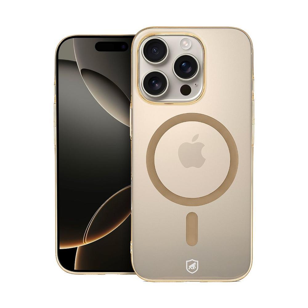 Capa case capinha para iPhoe 16 Pro Max - Crystal Slim Magsafe - NÃO AMARELA - Desert - Gshield - 1