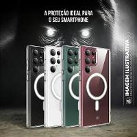 Capa case capinha MagSafe para Samsung Galaxy Z Flip 7 FE - Transparente - Gshield - 2