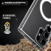 Capa case capinha MagSafe para Samsung Galaxy Z Flip 7 FE - Transparente - Gshield - 5