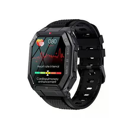 Smartwatch com Monitor Cardíaco - Preto - Verde - 1