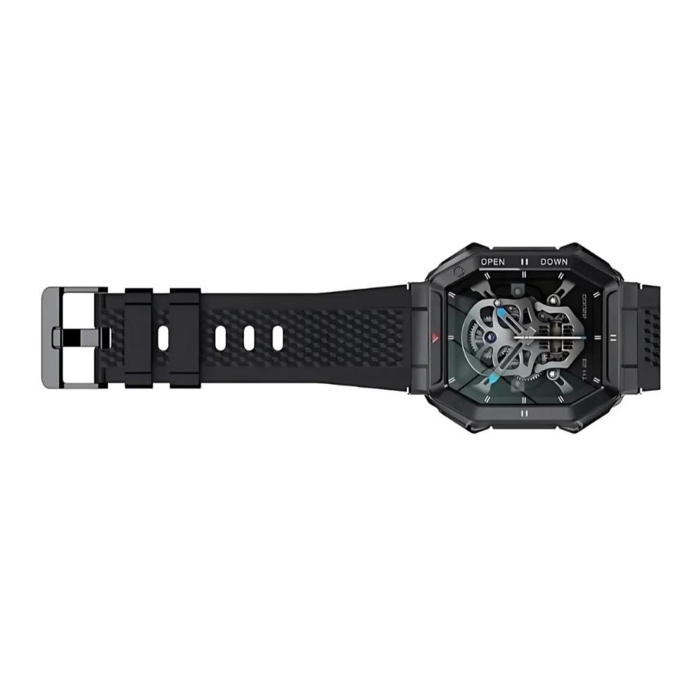 Smartwatch com Monitor Cardíaco - Preto - Verde - 2
