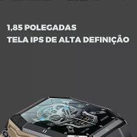 Smartwatch com Monitor Cardíaco - Preto - Verde - 4