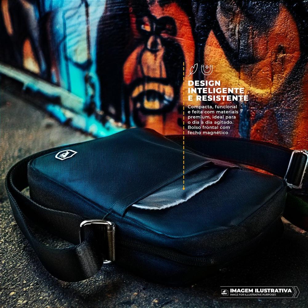 Shoulder Bag Transversal | Bolsa Compacta Unissex Antifurto - Symetric - Gshield - 4
