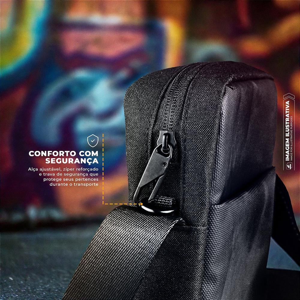 Shoulder Bag Transversal | Bolsa Compacta Unissex Antifurto - Symetric - Gshield - 5