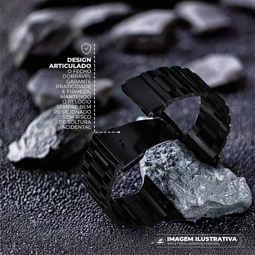 Pulseira para Apple Watch 38 / 40 / 41 MM - Metal Armor - Preta - Gshield - 2