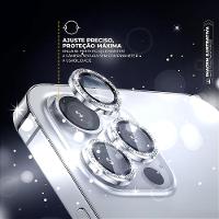 Protetor de Lente para iPhone 15 Plus - One Armor - Frame para câmera - Glitter - Gshield