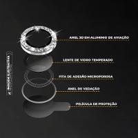 Protetor de lente One Armor para iPhone 16 / 16 Plus - Glitter - Gshield - 3