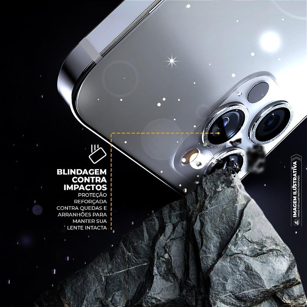 Protetor de lente One Armor para iPhone 15 / 15 Plus - Glitter - Gshield - 3