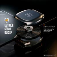 Cabo Retrátil Tipo C / Tipo C 100W 1m - Victus - Preto - Gshield