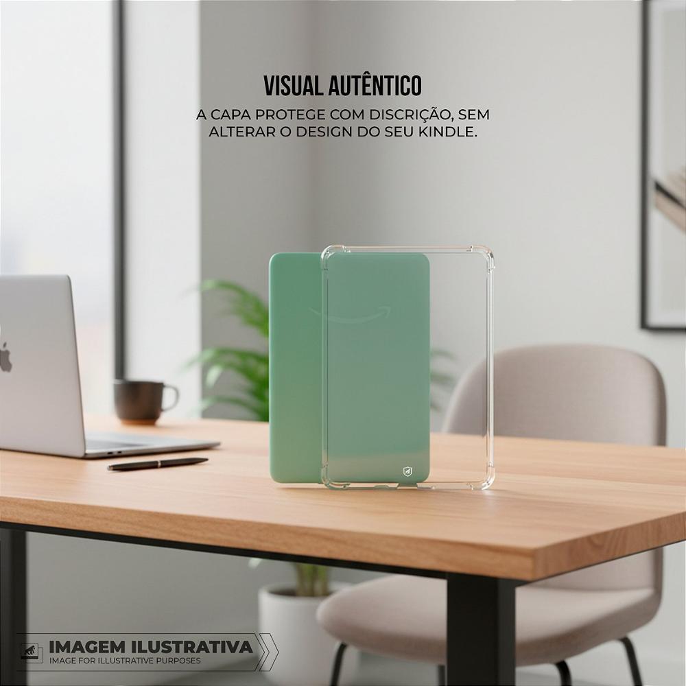 Capa case capinha para Kindle Paperwhite 2024 - Transparente - Gshield - 2
