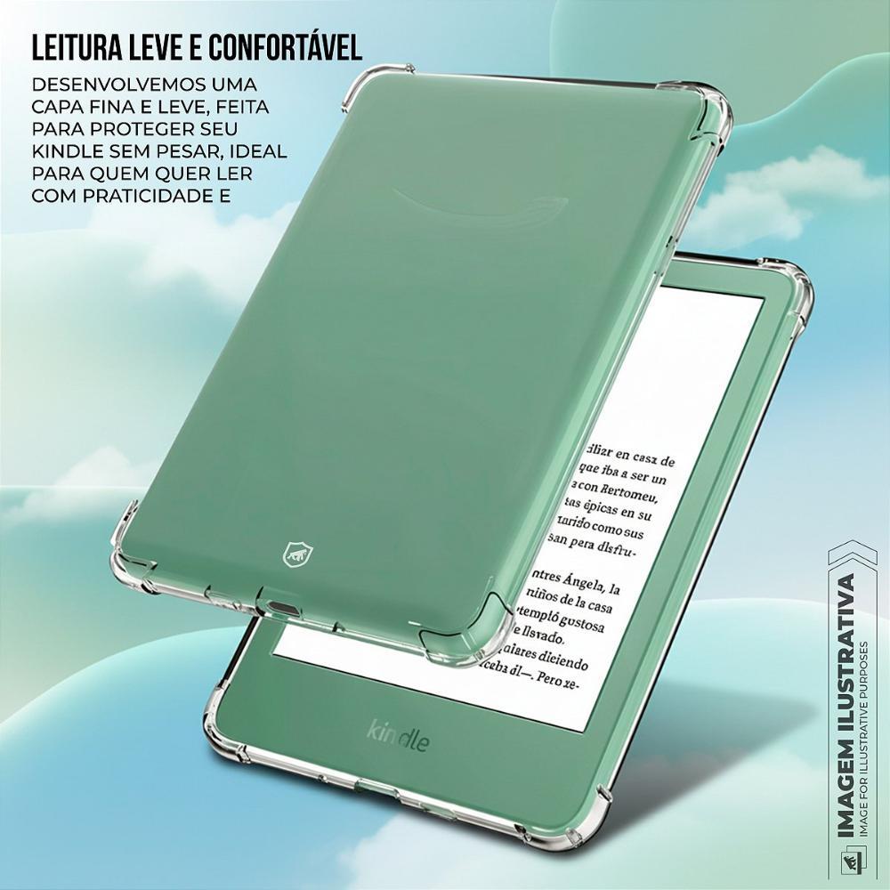 Capa case capinha para Kindle Paperwhite 2024 - Transparente - Gshield - 3