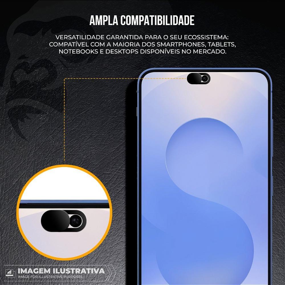 Protetor de Privacidade para Câmera - Ultra Slim 0,7mm, Deslizante e Universal para Notebook, Tablet e Smartphone - Gshield - 3