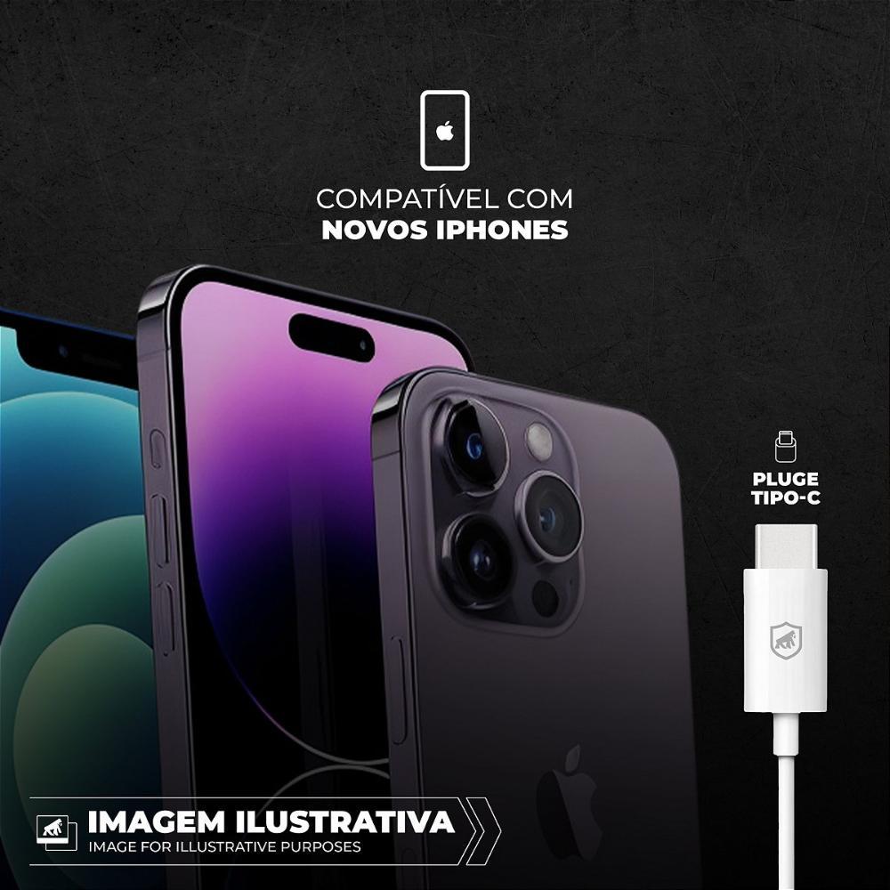 Fone de Ouvido Tipo C Dual Air - branco - 6