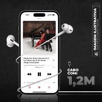 Fone de Ouvido Tipo C Dual Air - branco