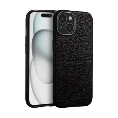 Capa case capinha para iPhone 15 - Magsafe TechCouro - Preta - Gshield