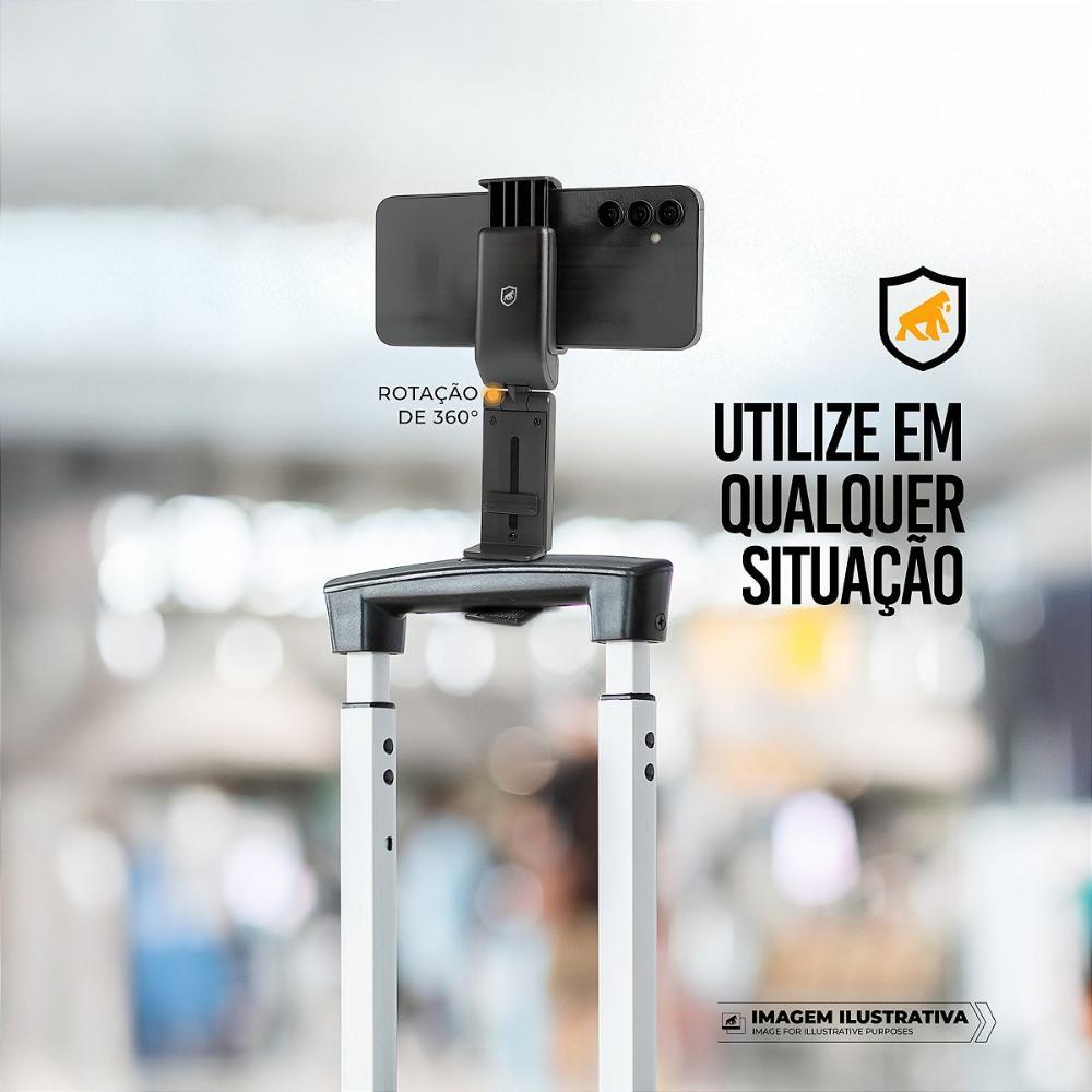 Suporte Articulado para Mesa – Ajuste 90°, Rotação 360°, Dobrável, Antiderrapante e Compatível com Smartphones até 9cm – Hybrid - Gshield - 4
