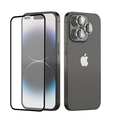 Kit Full Protection para iPhone 15 Pro Max - Película de Vidro + Protetor de Lente 9H - Gshield