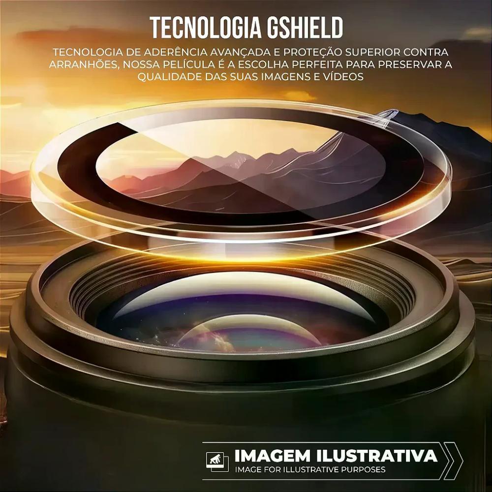 Kit Full Protection para iPhone 15 Plus - Película de Vidro + Protetor de Lente 9H - Gshield - 6