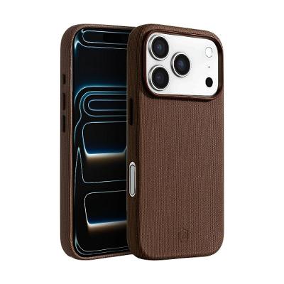 Capa case capinha para iPhone 17 Pro - Tech Woven - Marrom - Gshield