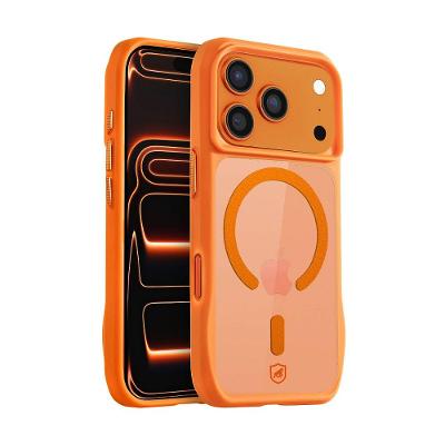 Capa case capinha para iPhone 17 Pro Max - Octacore Magsafe - Laranja - Gshield