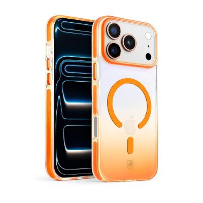 Capa case capinha para iPhone 17 Pro Max - Akroma Magsafe - Laranja - Gshield