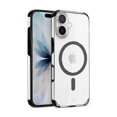 Capa case capinha para iPhone 17 - Crystal Edge Magsafe - Preta - NÃO AMARELA - Gshield