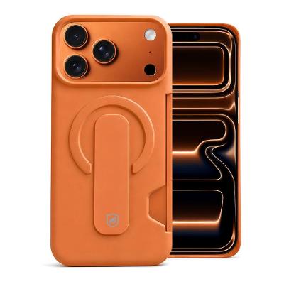 Capa case capinha para iPhone 17 Pro Max - Card Ring - Laranja - Gshield