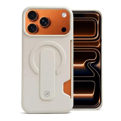 Capa case capinha para iPhone 17 Pro Max - Card Ring - Off White - Gshield