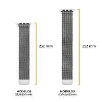 Pulseira de Milanese para Apple Watch 38 / 40 / 41MM Preta - Gshield - 9