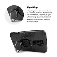 Capa case capinha Defender Black para Xiaomi Redmi Note 8 Pro - GShield